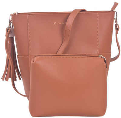 

Giordano Women Formal Brown PU Sling Bag