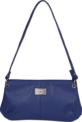 

Osaiz Women Casual Blue PU Sling Bag