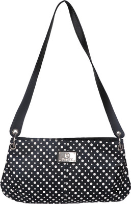 

Osaiz Women Casual Black PU Sling Bag