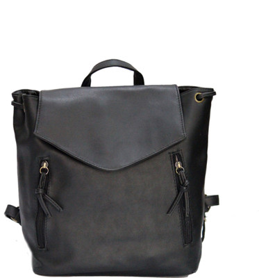 

stealdeestyle Women Casual Black PU Messenger Bag