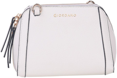Giordano Women Formal White PU Sling Bag