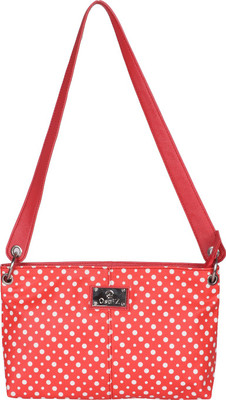 Osaiz Women Casual Pink PU Sling Bag