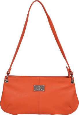 

Osaiz Women Casual Orange PU Sling Bag