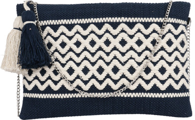 

Diwaah Women Casual Blue Cotton Sling Bag