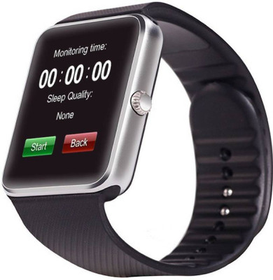 

CloneBeatz Smart watch with camera, memory card and sim card support and fitness tracker Smartwatch(Black Strap XL)
