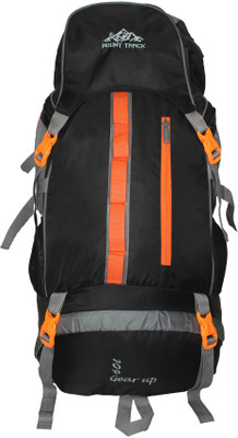 

Mount Track Gear up Rucksack, Hiking Trekking Backpack with Rain Cover Rucksack - 60 L(Black)