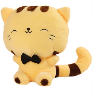 

Cherubs Cute Smiling Cat Imported Stuffed Plush - 40 cm(Yellow)