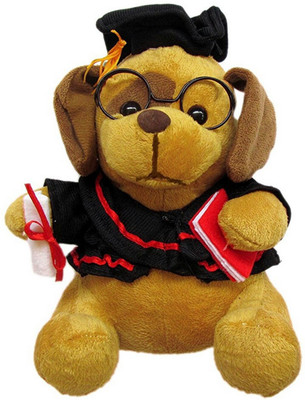 

soniya Enterprises musical scholar soft teddy bear - 30 cm(Brown)