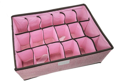 

House of Quirk Collapsible Underwear Organizer(Pink)