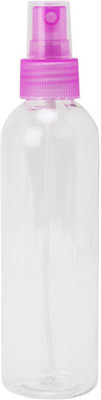 

HOKIPO Plastic Refillable Fine Mist Perfume Atomizer Spray Bottle for Travel Beauty Makeup, 200 ml Travel Toiletry Kit(White)