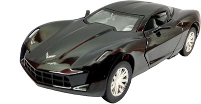 

Darling Toys 1:32 Scale Die-Cast Metal Car with Openable Doors & Light(Black)