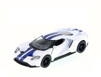 

Kinsmart 5" 1:38 Scale 2017 Ford GT with printing Die-Cast Model Car from Flying Toyszer(White)