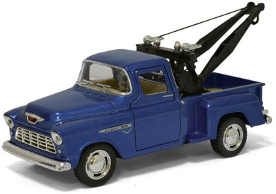 

Kinsmart 5" 1:32 Scale 1955 Chevy Stepside Tow Truck Die-Cast Model Car for Kids from Flying Toyszer(Blue)
