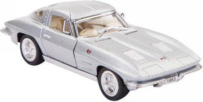 

Kinsmart 5" 1:36 Scale 1963 Corvette Sting Ray Die-Cast Model Car from Flying Toyszer(Silver)