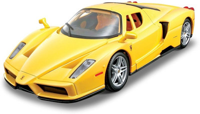 

Bburago 1:24 Enzo Ferrari Race & play Diecast Model Car(Yellow)