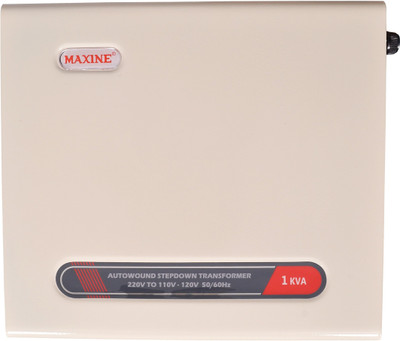 

Maxine 1kva MAXINE Advanced 1000watts Voltage Converter 220 V To 110 V Step Down Transformer USA Products(White)