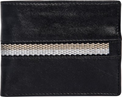 

Adamburk Men Black Genuine Leather Wallet(4 Card Slots)