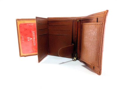 

DJ Men Tan Genuine Leather Wallet(4 Card Slots)