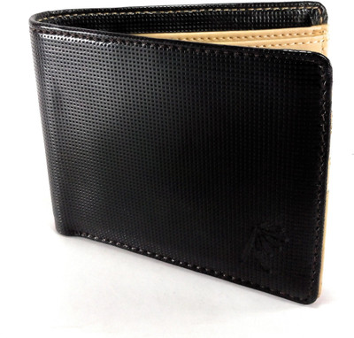

DJ Men Black Genuine Leather Wallet(4 Card Slots)