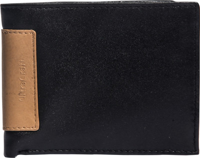 

Adamburk Men Black Genuine Leather Wallet(3 Card Slots)