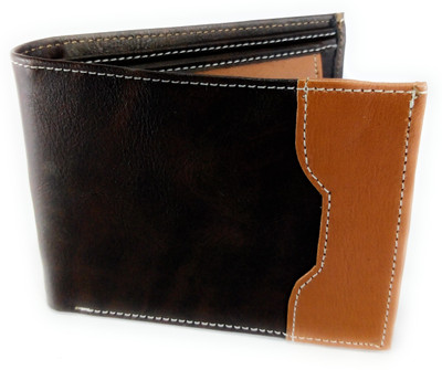 

DJ Men Black, Brown Genuine Leather Wallet(4 Card Slots)