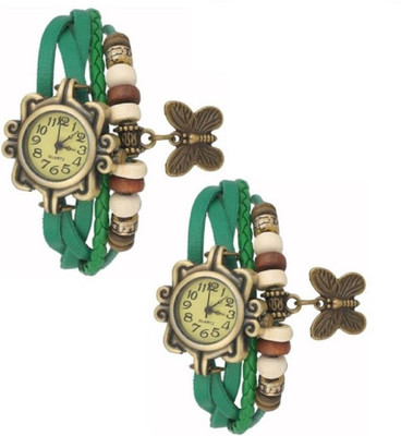 

MAPA STYLE Stylish Designer Dori Green 2 Combo Analog Watch Girls Or Womens MPSTYLE 053 Watch - For Women