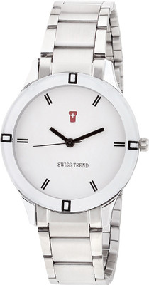 

Swiss Trend ST2279 Rustic Silver Chain Watch - For Girls