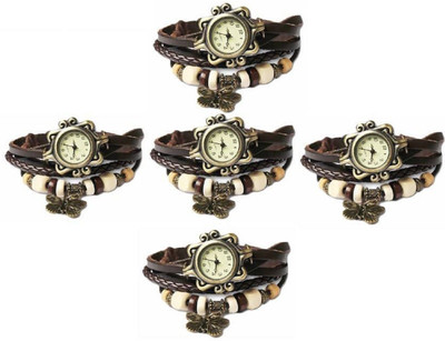 

MAPA STYLE Stylish Designer Dori Brown 5 Combo Analog Watch Girls Or Womens MPSTYLE 052 Watch - For Women