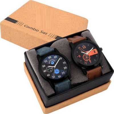 

KDS Set Of Two Combo Watch - For Men Watch - For Men & Women