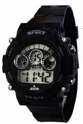 

Eiffel Time 7 light black stylish Watch - For Boys