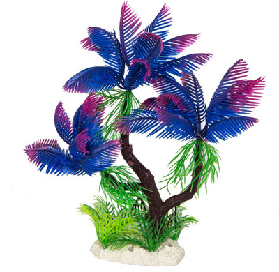 

Liger India Aquarium/ Fish Tank Decorative Artificial Plant Laterite Planted Substrate(Blue)