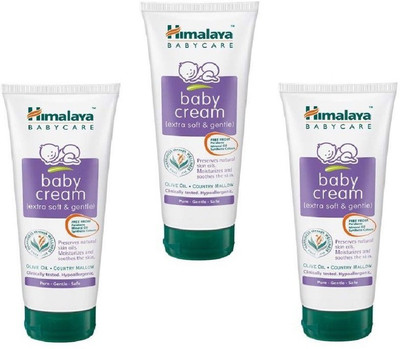 

Himalaya Baby Cream 600ml (200ml *3 Pack)(White)
