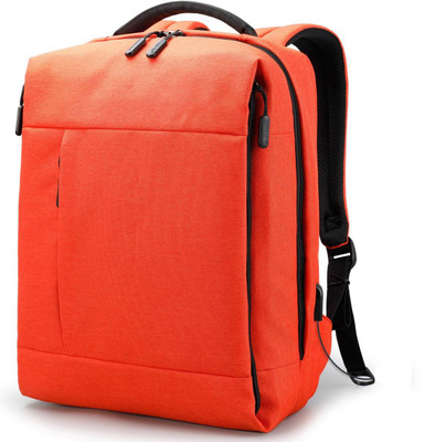 

Snazzy Business Backpack fits up to 14.1 Inch Laptop Computer Backpack/Travel Daypack, Lightweight / Water Resistant / Tear Resistant (Orange) 21 L Backpack(Orange)