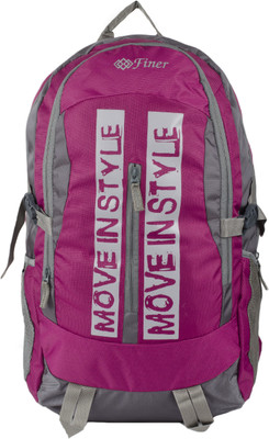 

finer 2001GPurple Backpack(Purple, Grey, 50 L)