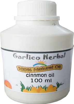 

GARLICO HERBAL 100% NATURAL CINNAMON BARK OIL 100ML ( CINNAMOMUM ZEYLANICUM )(100 ml)
