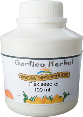 

GARLICO HERBAL 100% NATURAL FLAX SEED OIL 100ML ( LINUM USITATISSIMUM )(100 ml)