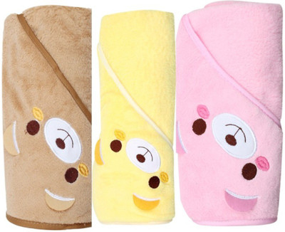 

Smilemakers Cotton 360 GSM Bath Towel(Pack of 3, Multicolor)