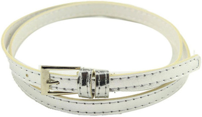 

KANCOOLD Women Silver Artificial Leather Belt