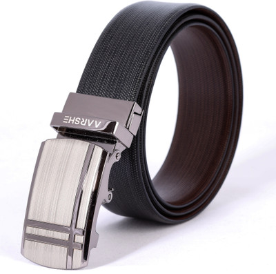 

AARSHE Men Casual, Formal Black, Brown Genuine Leather Reversible Belt