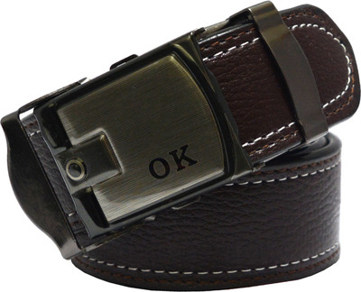 

LOOPA Men Formal Brown Synthetic Belt