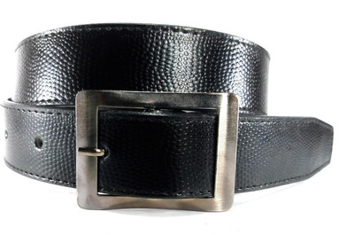 

DJ Men Casual Black Artificial Leather Belt