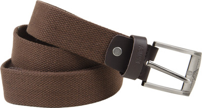 

Bacchus Men Casual Brown Canvas Belt