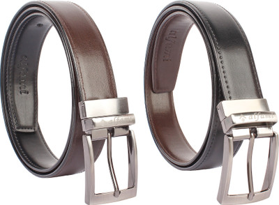 

Alfami Men & Women Formal, Casual, Party Black, Brown Texas Leatherite Reversible Belt