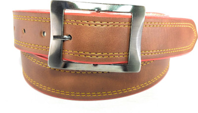 

DJ Men Casual Tan Artificial Leather Belt