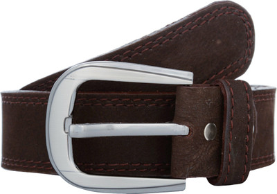 

Exotique Men Casual Brown Genuine Leather Belt