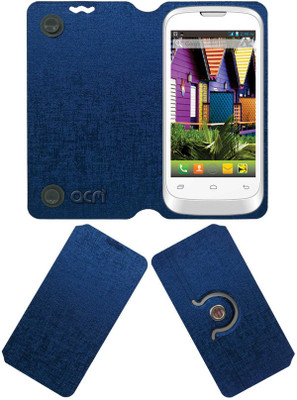 ACM Flip Cover for Intex Cloud Y3(Blue, Cases with Holder, Pack of: 1)