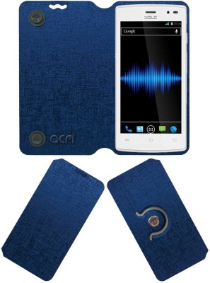 ACM Flip Cover for XOLO Q600 Club(Blue, Cases with Holder, Pack of: 1)