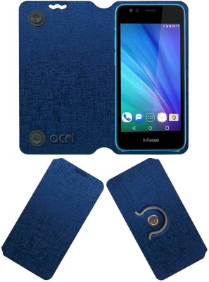 ACM Flip Cover for Infocus Bingo 21(Blue, Cases with Holder, Pack of: 1)