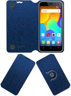 ACM Flip Cover for Micromax Spark Vdeo 4g Q415(Blue, Cases with Holder, Pack of: 1)