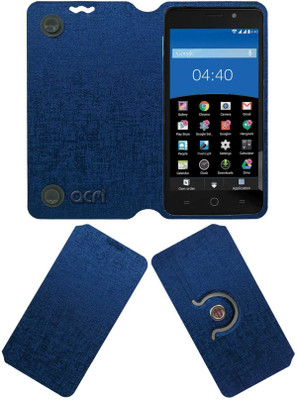 ACM Flip Cover for Panasonic Eluga L 4G(Blue, Cases with Holder, Pack of: 1)
